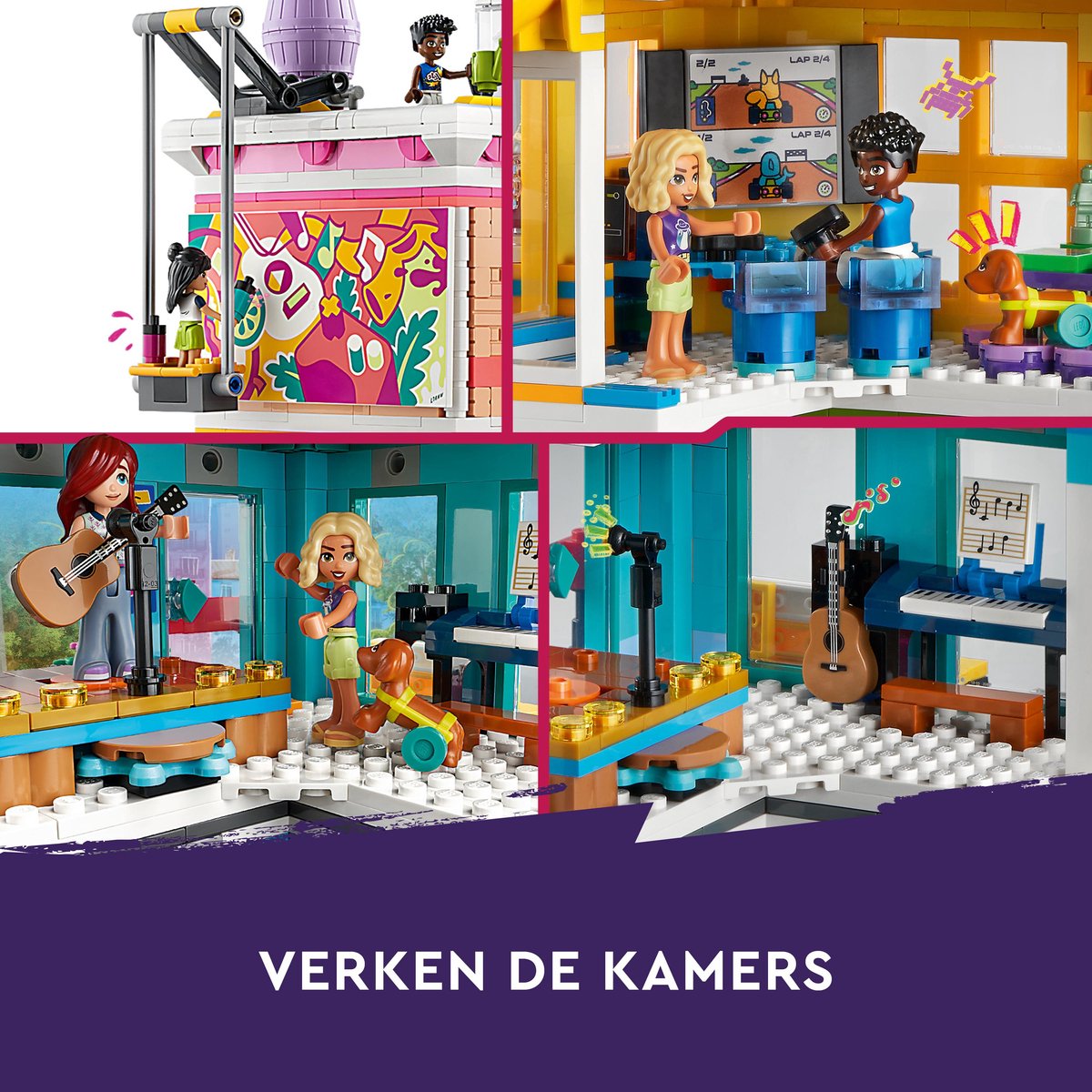 LEGO Friends Heartlake City Buurtcentrum Modular Building Speelgoed Set - 41748 — afbeelding 9