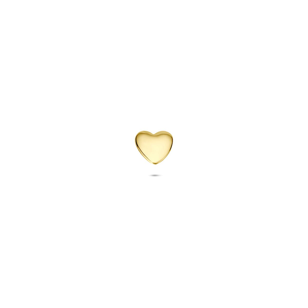 14K Geelgouden flat back piercing hartje 4 mm - 4034264