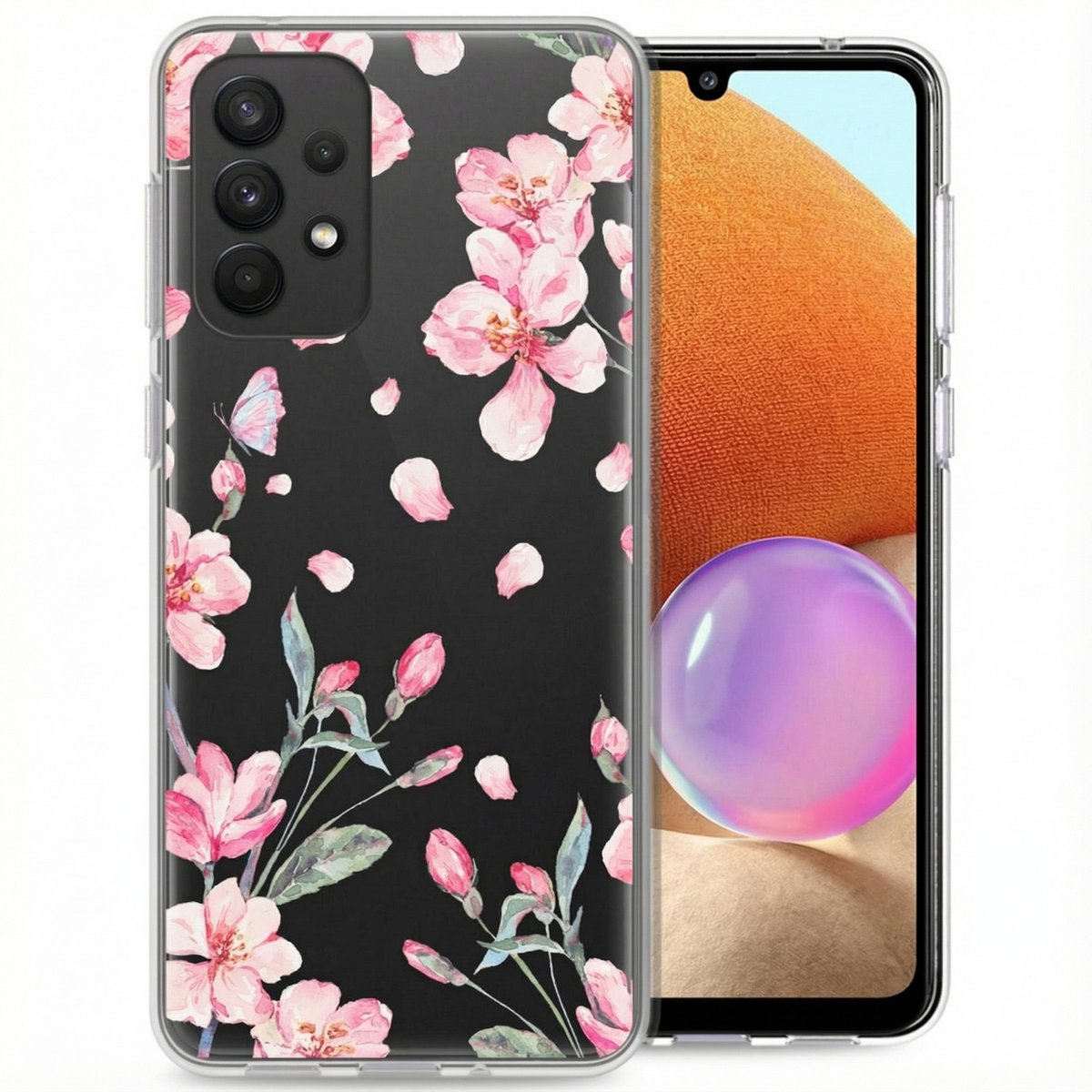 imoshion Hoesje - Geschikt voor Samsung Galaxy A33 - Design hoesje - Blossom Watercolor
