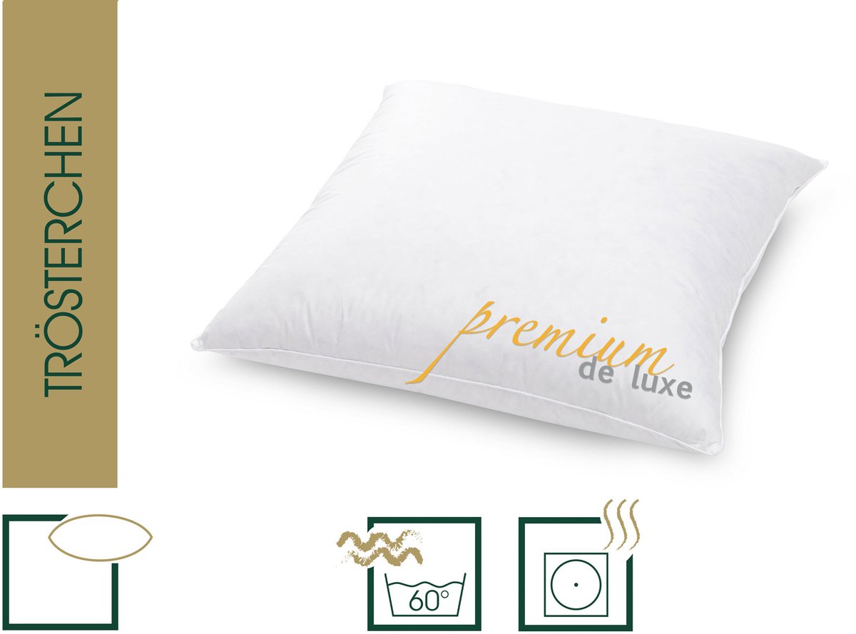 HANSKRUCHEN Premium de Luxe dons comfortkussen – 50x50 cm – Made in Germany