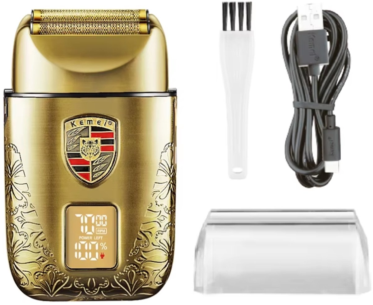 Kemei KM-T93 Scheerapparaat met LED Display Draadloos - afbeelding 2
