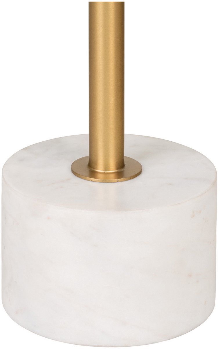 House Nordic Bijzettafel Lecco Koper/Marmer Ø41x58cm