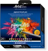 STAEDTLER - Artist Series- pigment brush pen set 24 kleuren