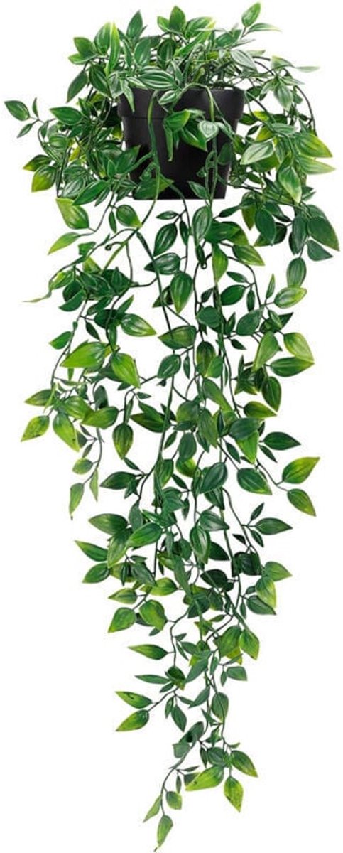 Ynkkvre Kunstplant - hangende kunstplant - decoratief voor muur en interieur - kunststof - onderhoudsvrij en realistisch - ideaal voor huisdecoratie en bruiloften Groen