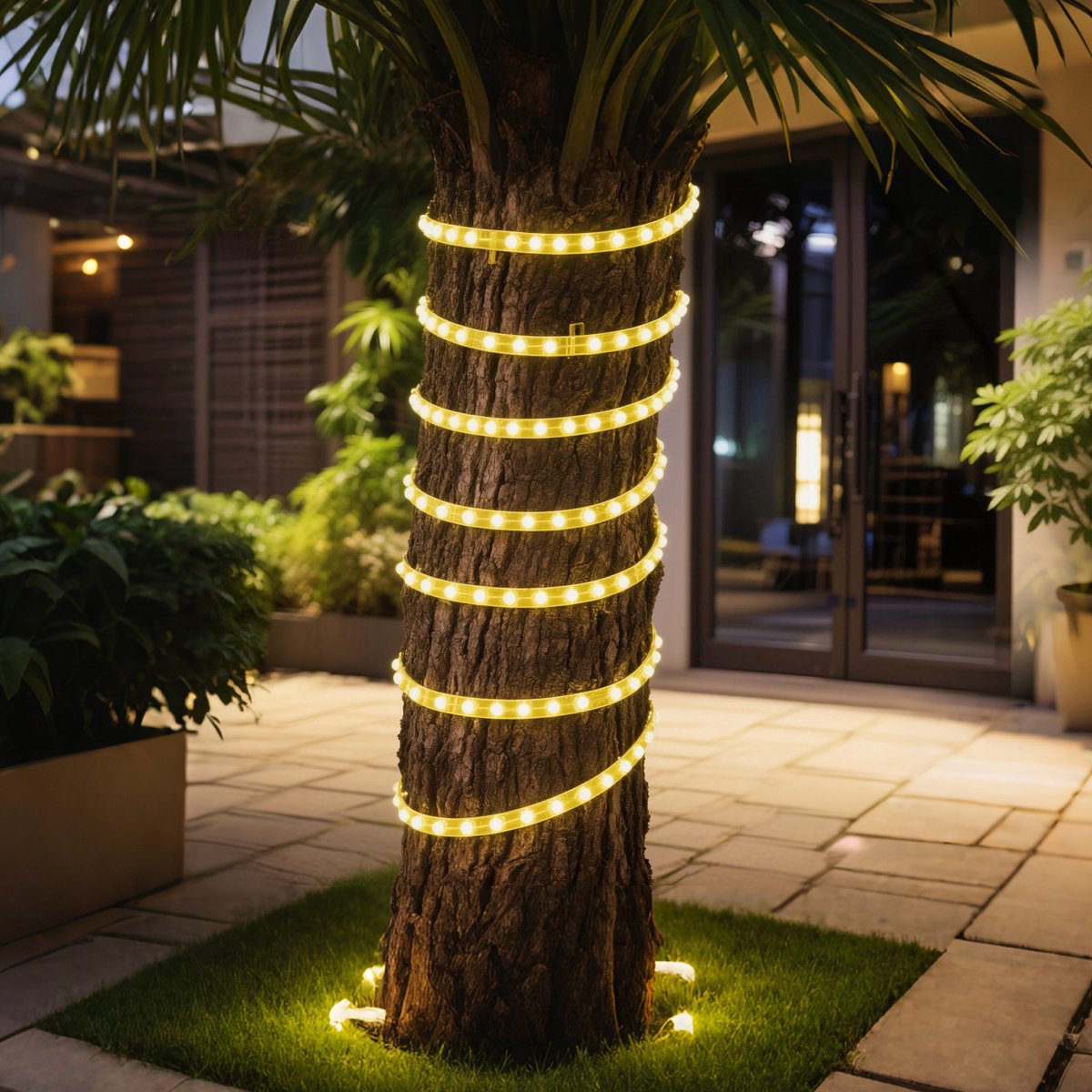 LED Lichtslang met 8 Modi, Timer & Dimmer – IP44 voor Binnen & Buiten – Warm Wit – 10m – voor Kerst & Tuin – foto 4