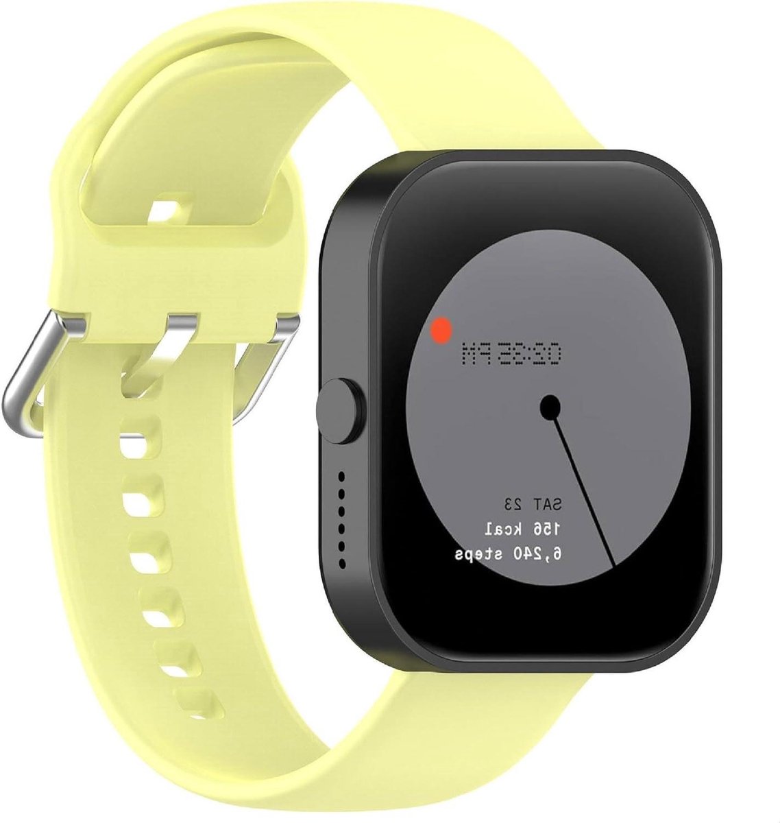 Provento - Zachte siliconen horlogeband, slijtvast en ademend, vervangingsbandje voor horloge.