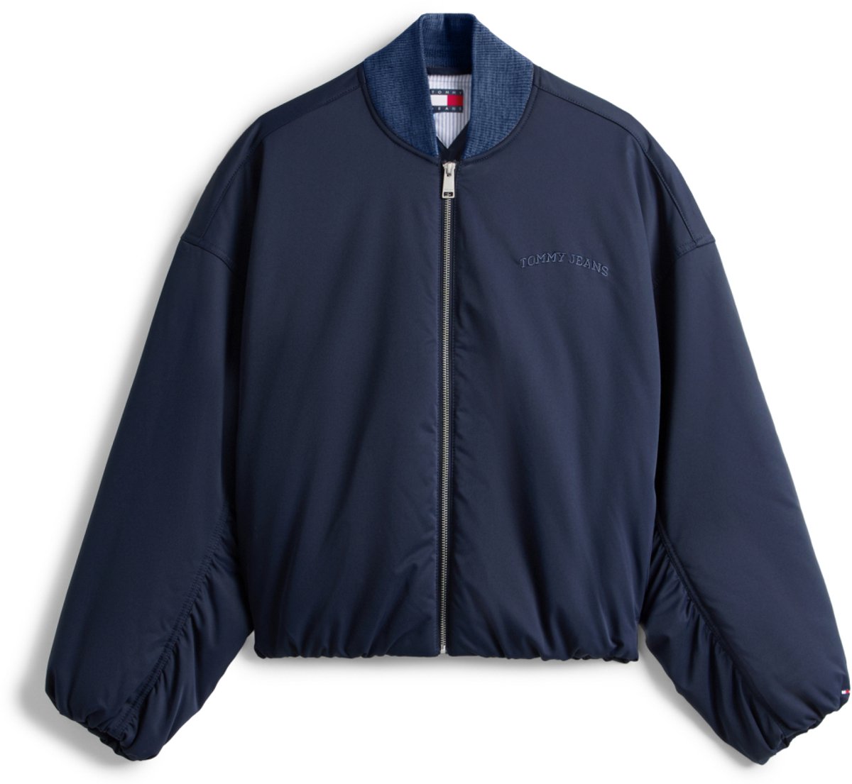 Tommy Jeans Jas Tjw Varsity Graphic Bomber Dw0dw22044 C1g Dark Night Dames Blauw