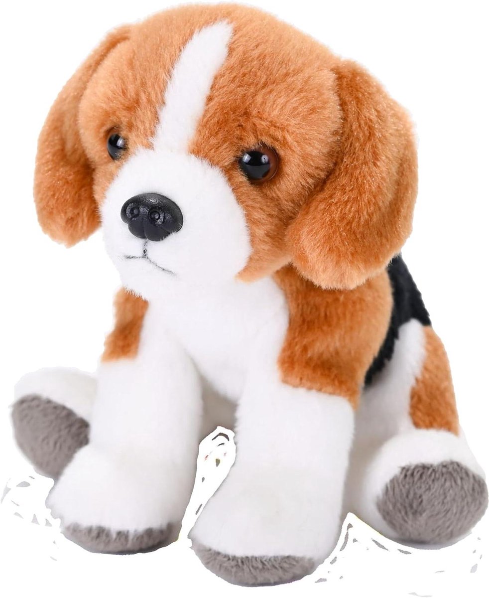 Provento - Eco Beagle Knuffeldier van 12,7 cm - Gemaakt van gerecyclede materialen - Pluche speelgoed voor kinderen