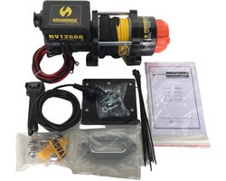 NovaWinch NVT2500i SR - Elektrische bootlier 12V - Quadlier met 1134 kg trekkracht - Met ergonomisch liertouw 14 meter - Incl. 3 meter kabelafstandbediening. Accessoires op aanvraag leverbaar.