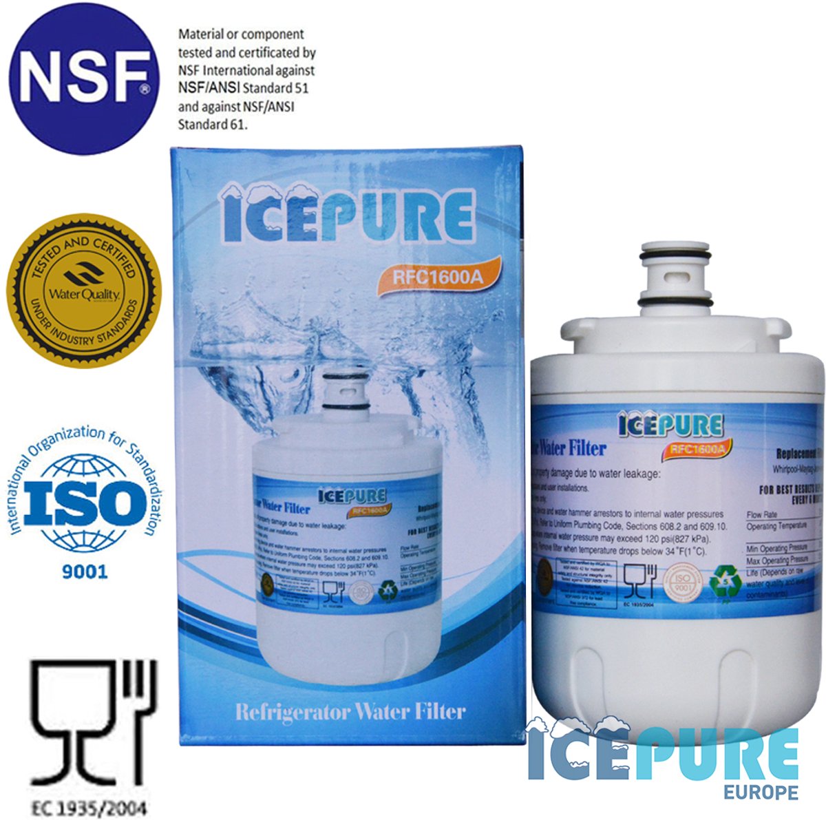 Icepure Waterfilter RFC1600A