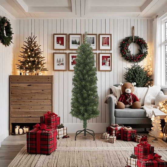 Kunstkerstboom 120 Cm - Kerstboom Met Standaard - Kerstdecoratie