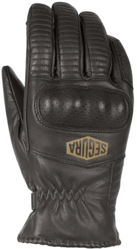 Segura Panther Perforeren Lederen Handschoenen Zwart 2XL Man