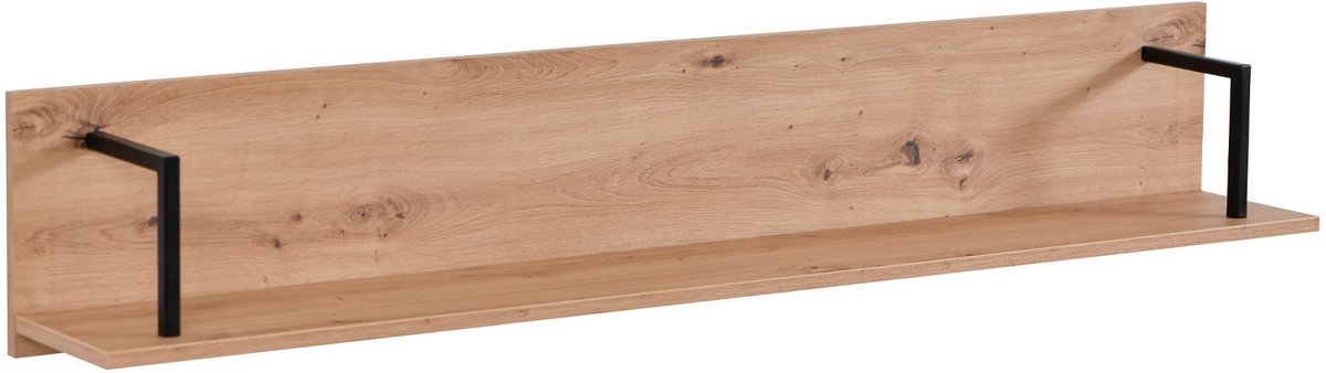 Homestyle4u Wandplank - Wandrek - Hangrek - Natuurlijk