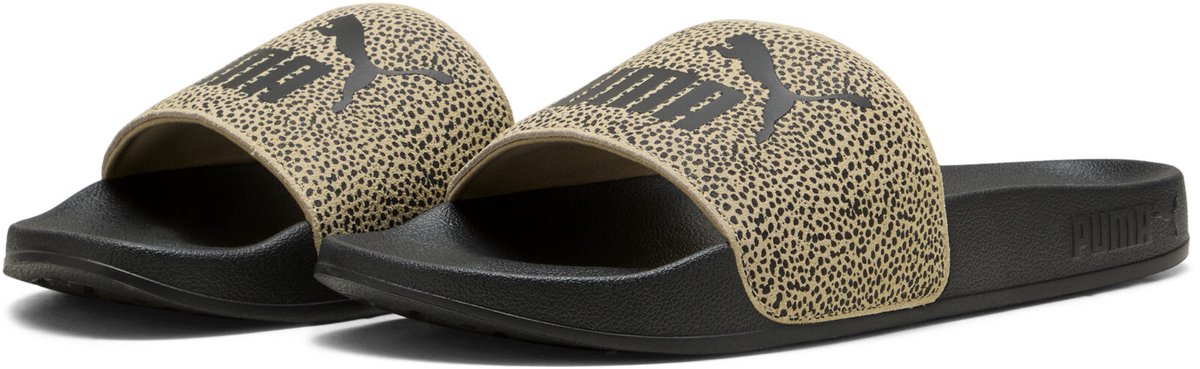 PUMA Leadcat 2.0 Topcat Dames Slippers Toasted Almond-PUMA Zwart