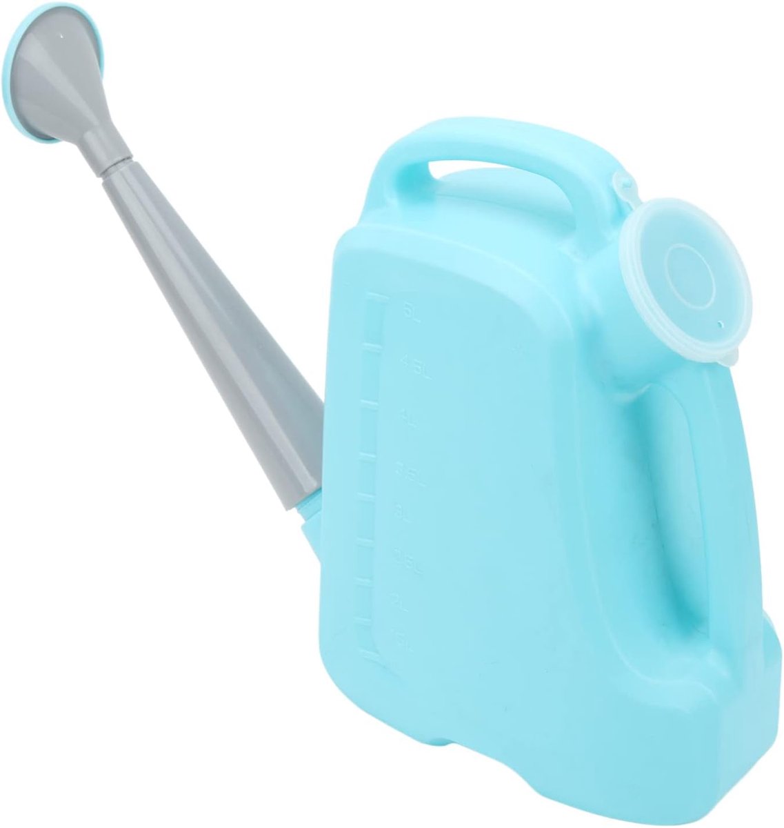 Grote Capaciteit Lichtgewicht Waterkan - Watergeefkan met Niveauraanduiding - Sky Blue - 5L