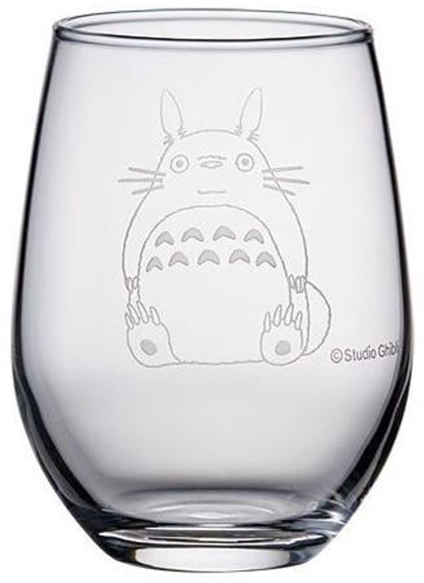 Ghibli - My Neighbor Totoro - "Totoro en Eikel" Gegraveerde Glas
