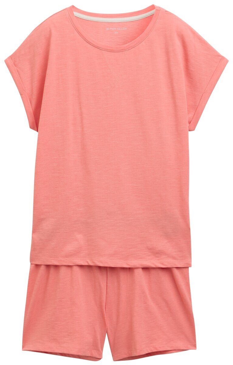 Tom Tailor - Pyjamaset met tekstopdruk - Maat XXL/44 - red-medium-solid