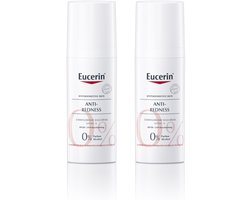 Eucerin AntiREDNESS Corrigerende Crème - Rosacea Crème - Roodheid Gezichtscrème - 50 ml - Voordeelverpakking - Bundel van 2