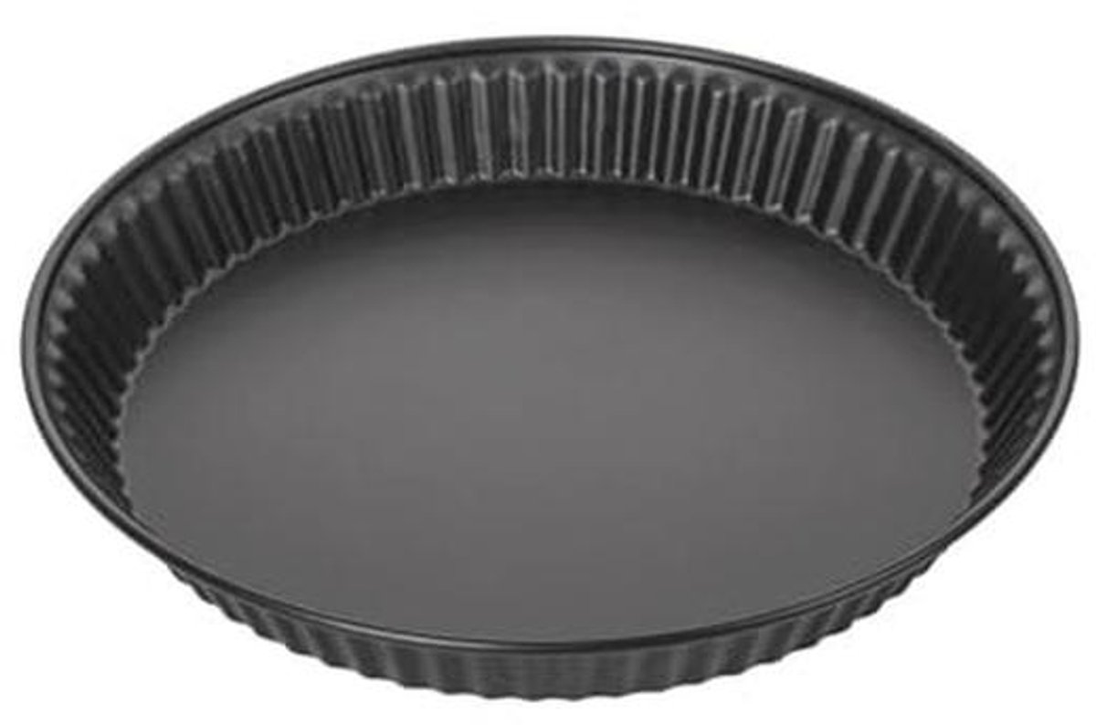 Quichevorm Ø28 cm met antiaanbaklaag van roestvrij staal