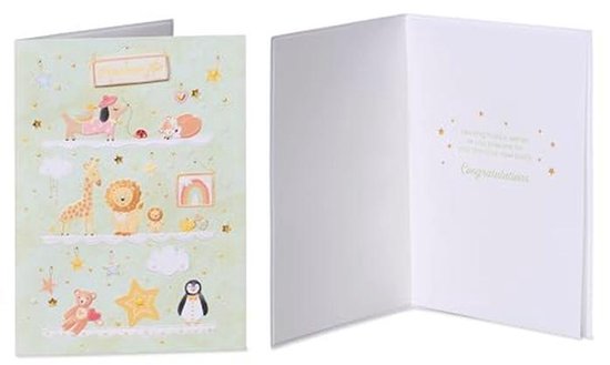 Baby Shower Kaarten Assortiment met Decoratieve Doos - 6 Stuks — afbeelding 3