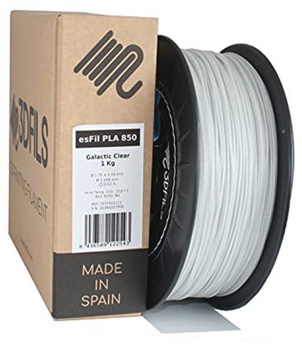 Glinsterend PLA MAX Filament voor 3D-printers - 1,75 mm, 1 kg - Galactisch Helder