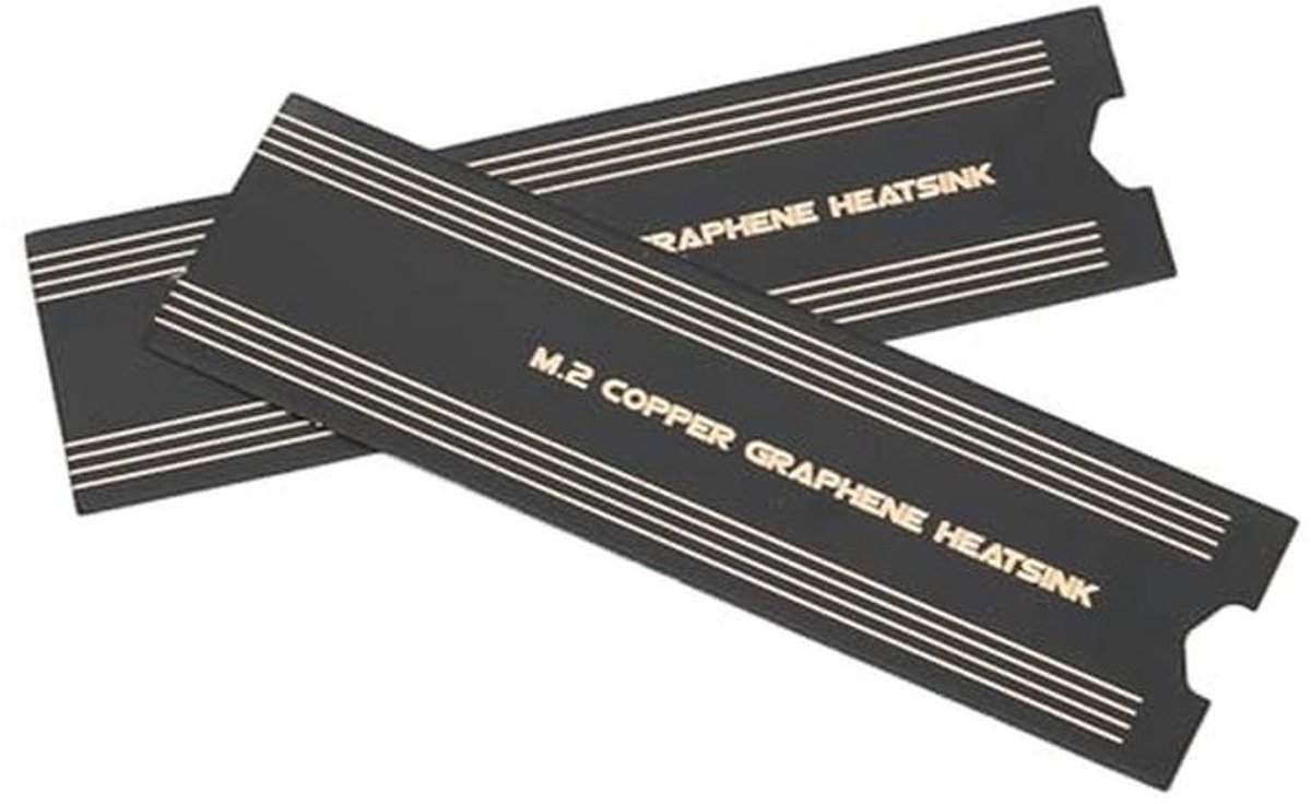 M.2 SSD Koellichaam met Grafeen Technologie voor Laptop - 2 Stuks