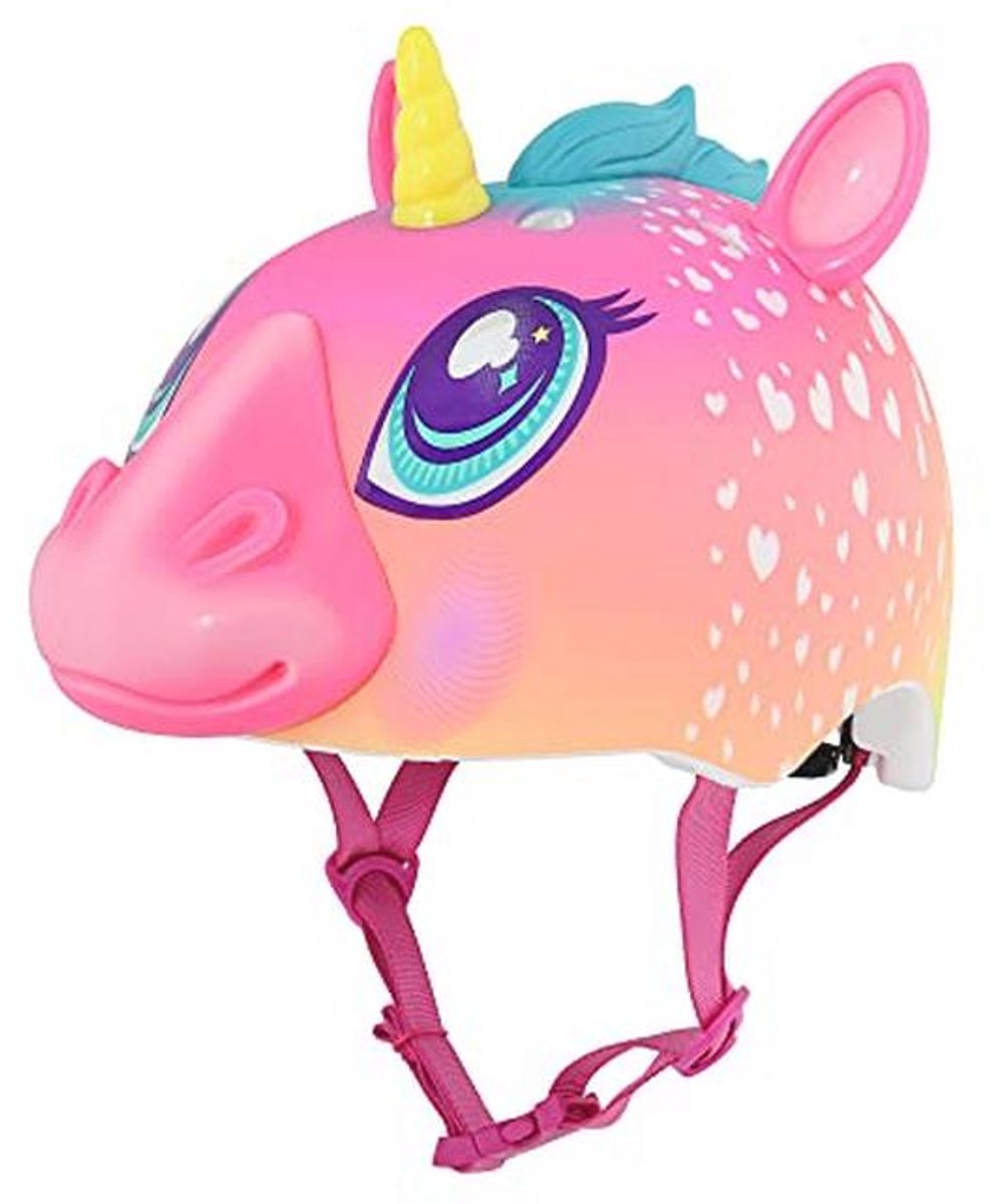 Unisex Regenboog Eenhoorn Helm voor Jeugd, 50-54cm, Veilig en Stijlvol