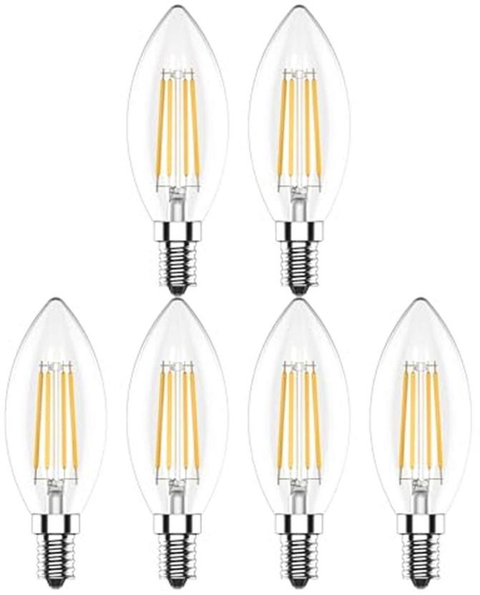 LED Kaarsvormige Lamp E14 4W Warm Wit 400 Lumen 2700K Dimbaar 360° Stralingshoek