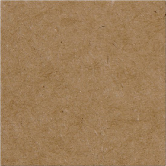Close-up van bruin kraftpapier met een licht gebande textuur.