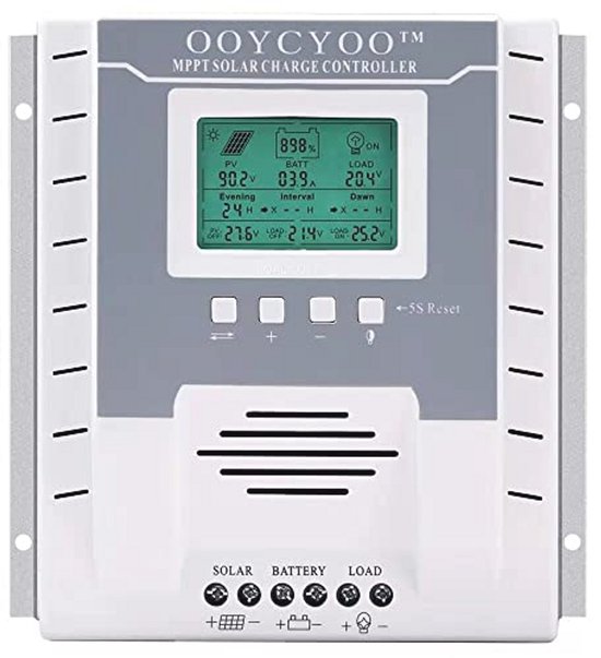MPPT Laadregelaar 60A met Automatische Detectie voor 12V/24V PV Systemen