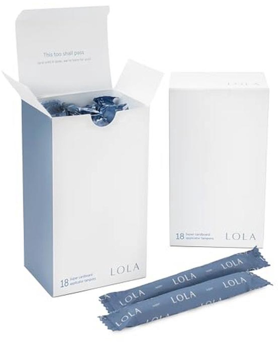Biologische katoenen tampons met kartonnen applicator - 36 stuks