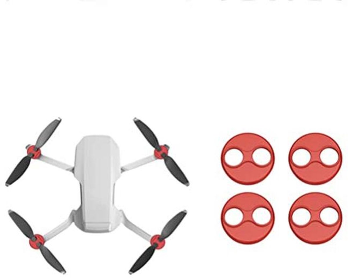 Mini 3 Pro Motorkap - Aluminium Beschermhoes voor Drones, Stofdicht en Waterdicht, 4 Stuks