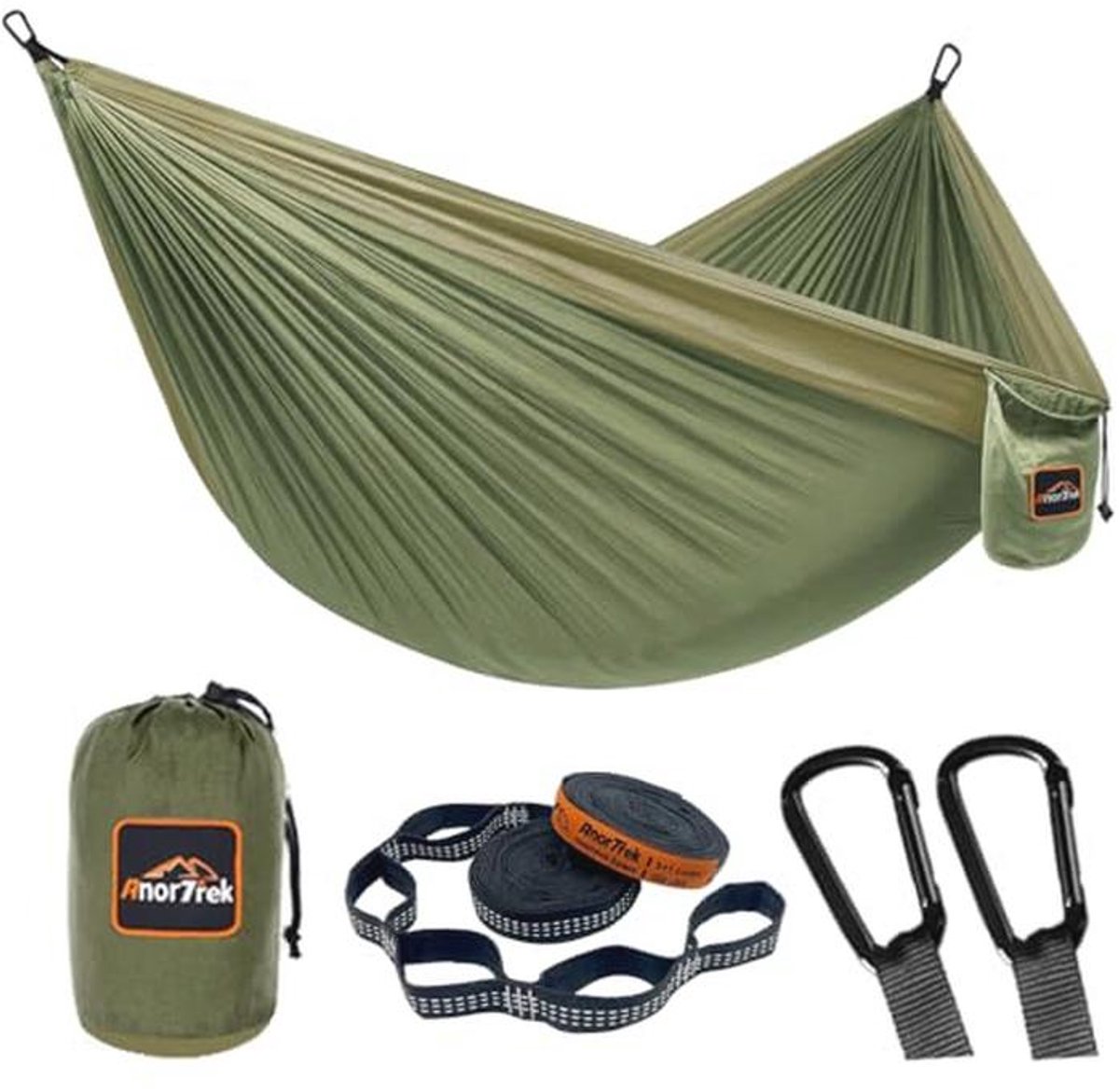 Lichtgewicht Camping Hangmat met Boomriemen en Karabijnhaken - Ideaal voor Backpacking, Hiken en Kamperen