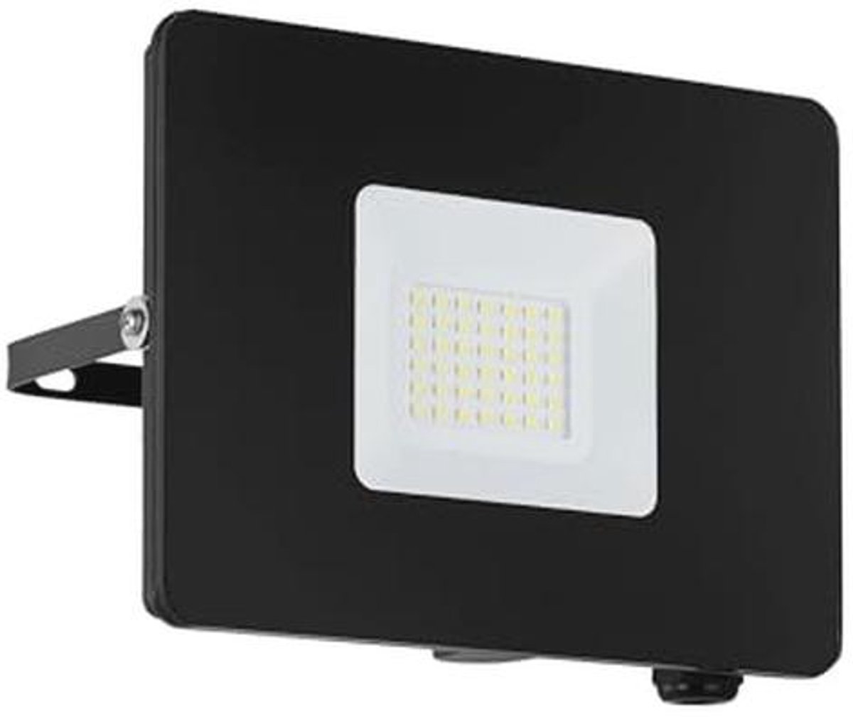 LED Buitenspot 30 Watt, Aluminium, Zwart, IP65, Wandlamp