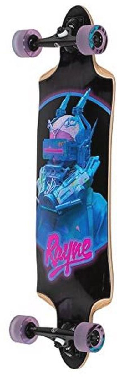 36 inch Longboard Compleet voor Freeride en Downhill Blauw