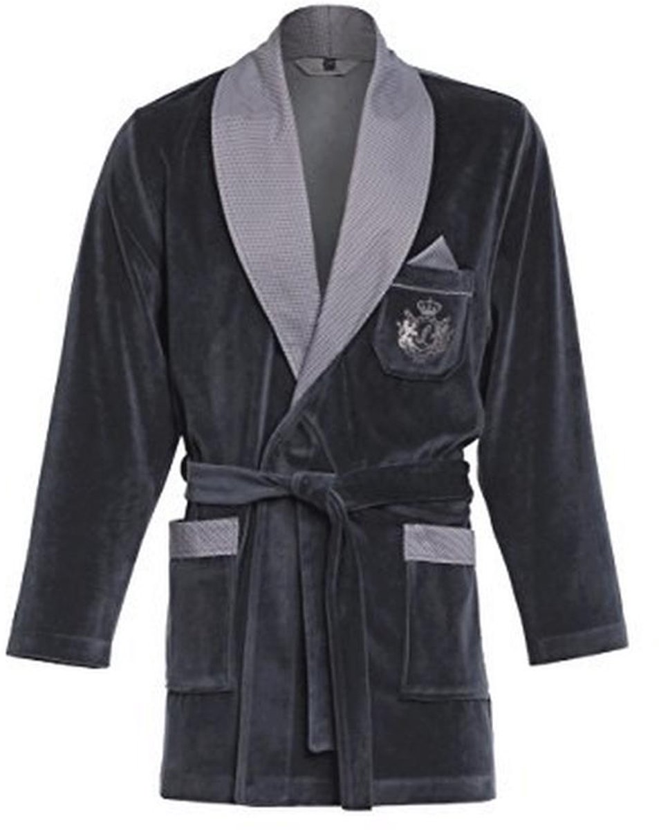Korte Velours Badjas voor Heren - Elegant en Comfortabel