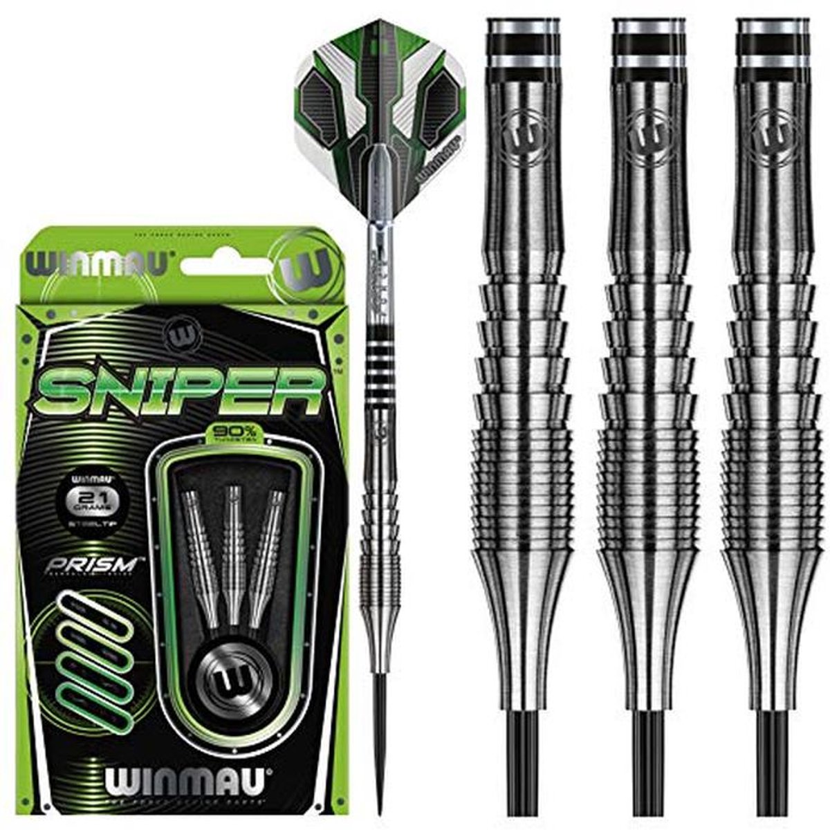 Premium 21g Tungsten Darts met Prisma Vluchten en Schachten