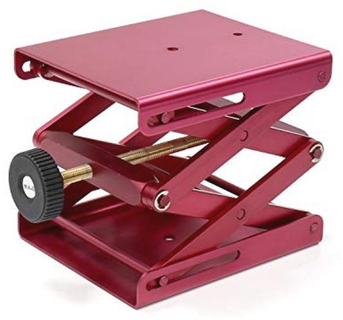 Wetenschappelijk Lab Jack met Aluminium Lift Tafel - Max. Hoogte 9.5 inch en Platform 4.8"x5.5"