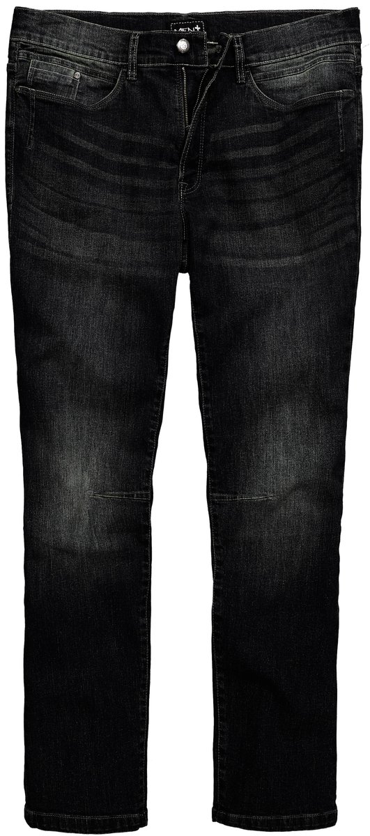 Men Plus - Heren - Jeans denim Straight Fit 5-pocket - Zwart - Maat 34