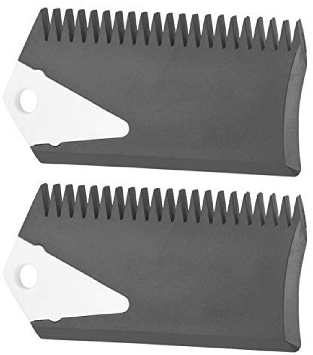 Set van 2 Wax Kam voor Surfplanken - PVC Schraper voor Skateboard en Skimboard