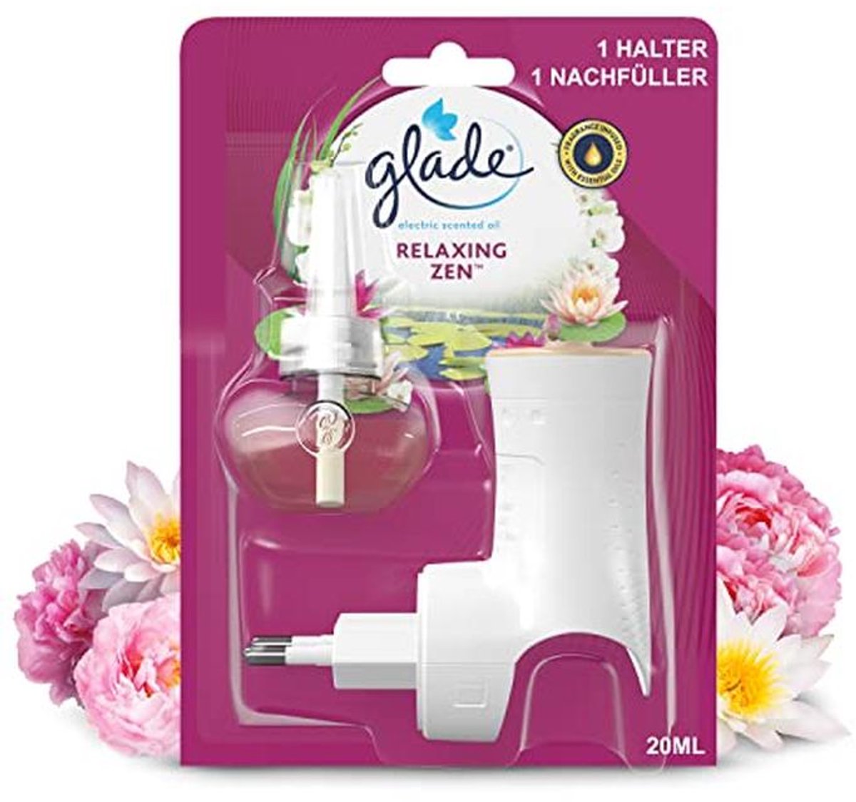 Elektrische Geurverstuiver Met Navulling, Ontspannende Zen Geur, 20 ml