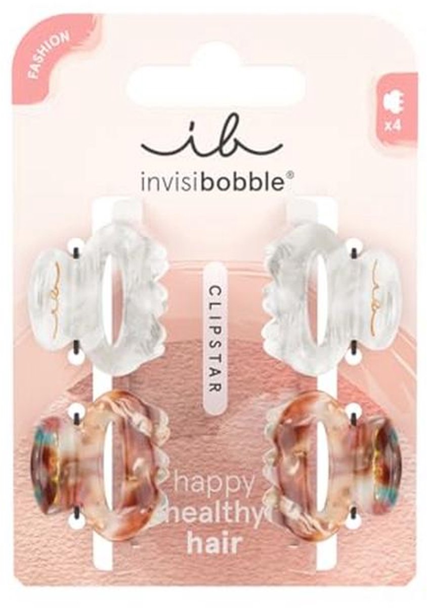 Stijlvolle en haarvriendelijke haaraccessoires - 4 stuks haarclips