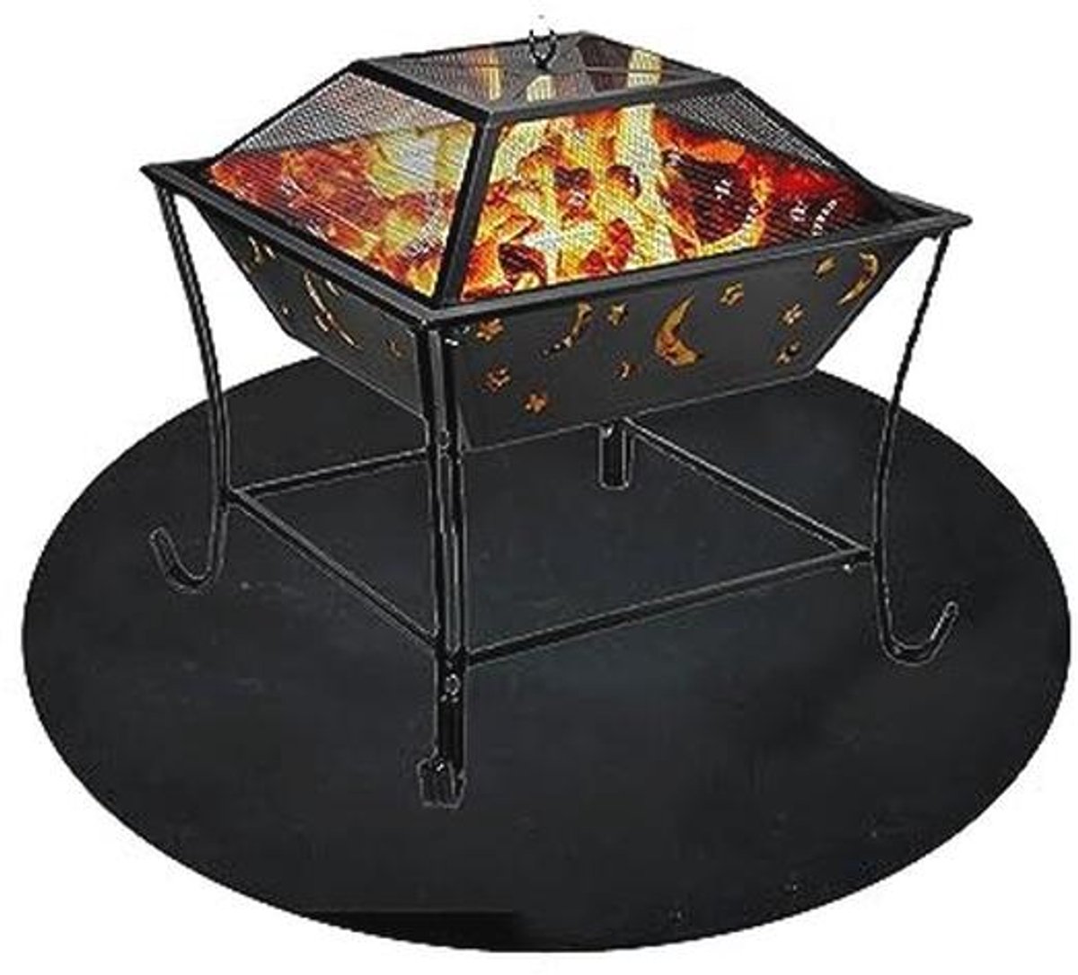 Duurzame vuurvaste BBQ grillmat - 3-laags bescherming voor buiten en binnen