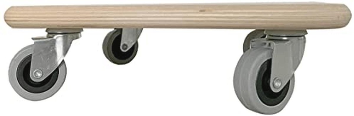 Transportroller voor Stallen Soft-Mini - 290 mm x 290 mm - 200 kg Laadcapaciteit - Rubber Wielen