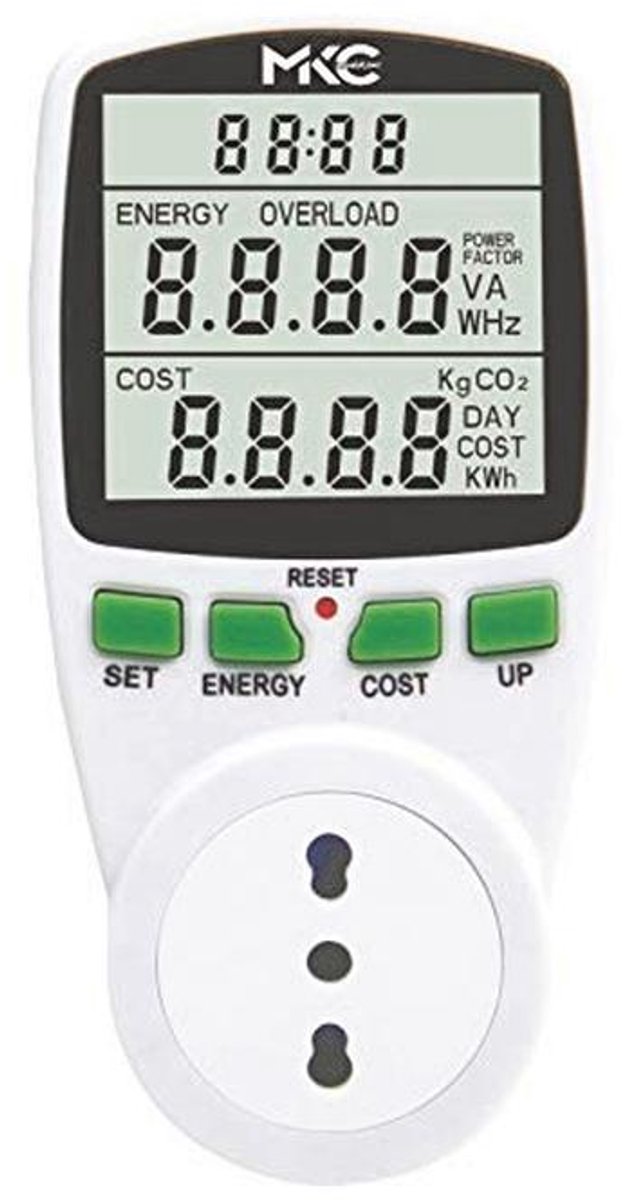 Elektriciteitsverbruik Meter voor 16 A Apparaten