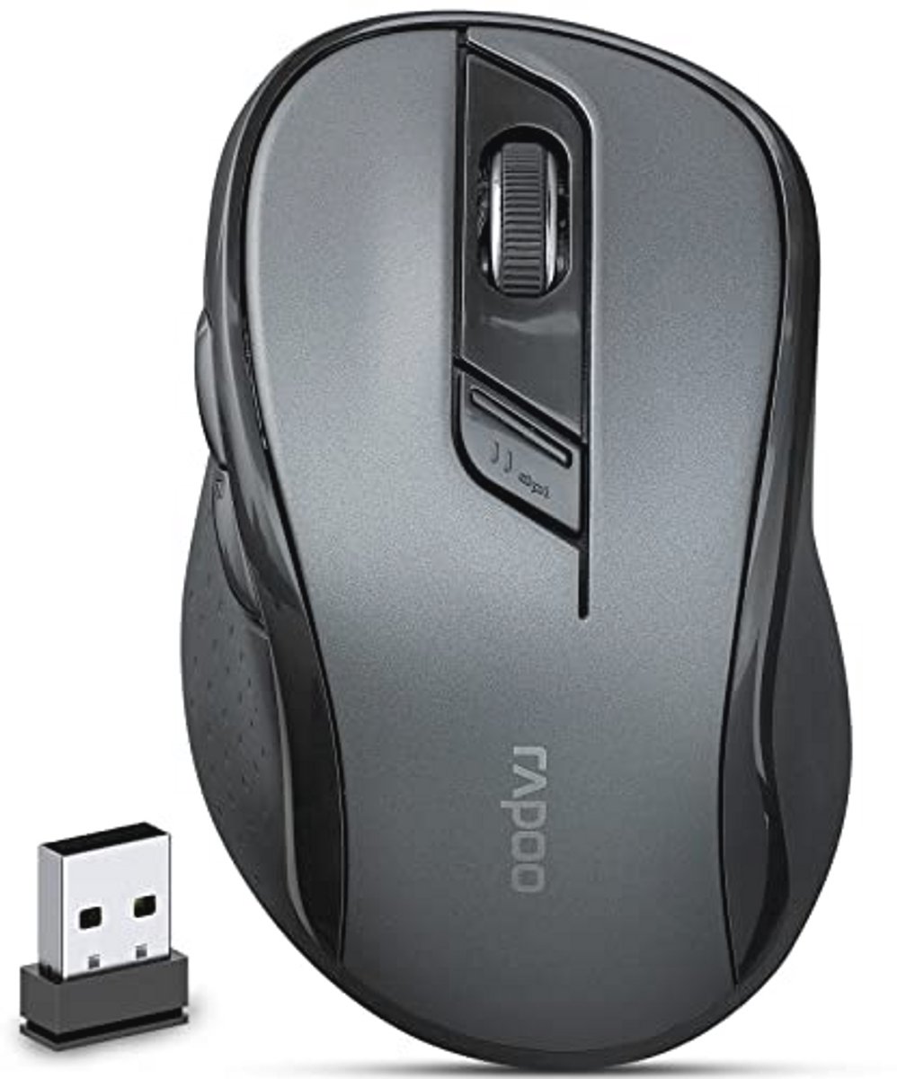 Draadloze multi-mode muis met Bluetooth en 2,4 GHz - Stil, 1600 DPI
