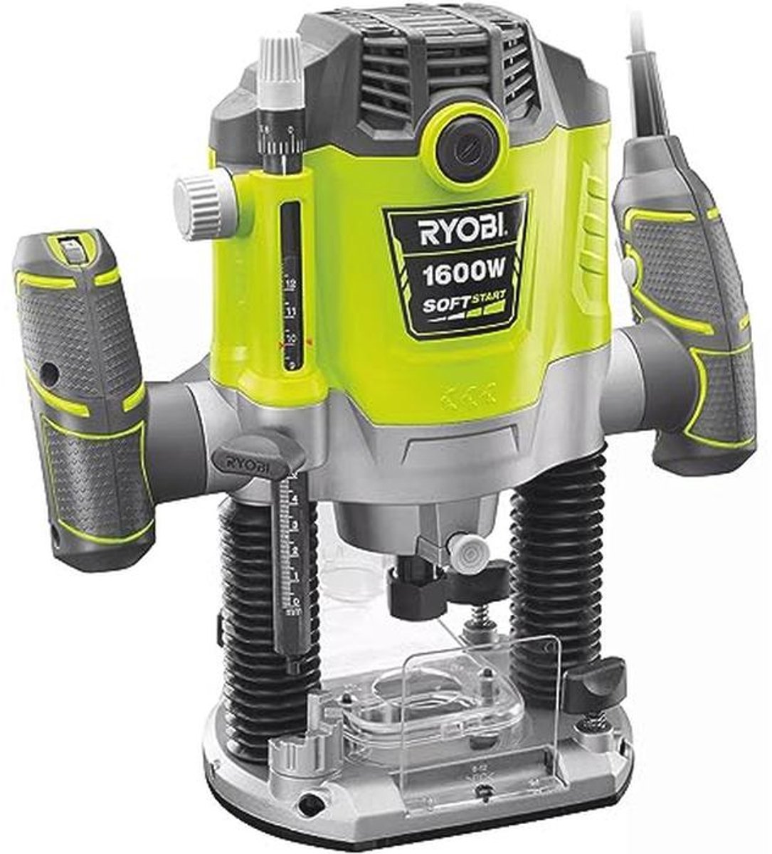 Bovenfrees 1600 Watt met 5 Frezen en Softstart