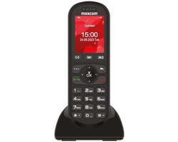 4G VoLTE Draadloze Mobiele Desktop Telefoon - Grote Knoppen - Geschikt voor Thuis en Kantoor met SIM Kaart en USB-C Lader - Zwart