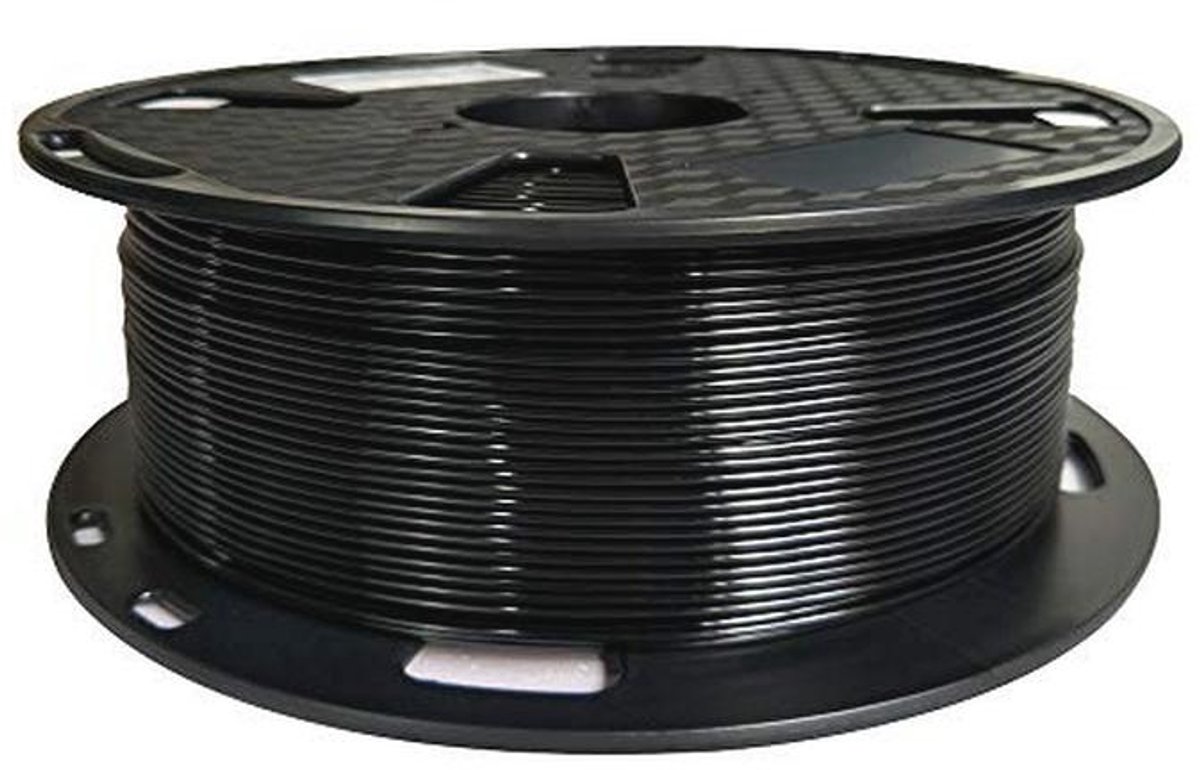 PETG Filament 1.75 mm 1KG - Perfect voor 3D Printer - Zwart - Hoogwaardige 3D Print Materiaal