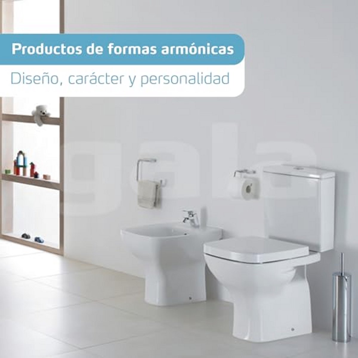 Witte WC-bril met automatisch mechanisme - 39 x 5 x 47 cm